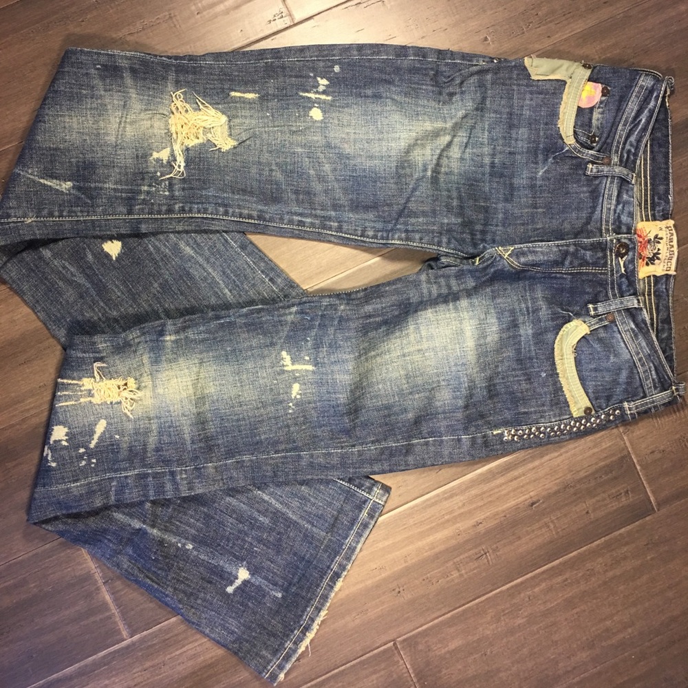 Parasuco Embellished Blue Jeans